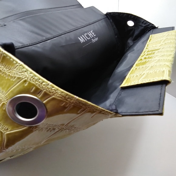 MICHE Parker Prima Moc Croc Shell Vintage EUC - Picture 8 of 16